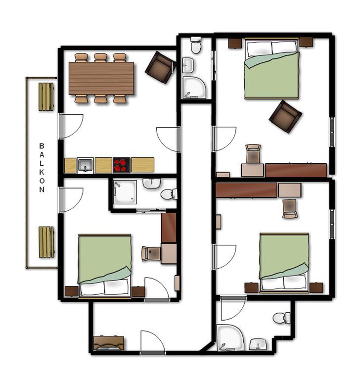 Apartements Richlegghof Фильцмос Номер фото